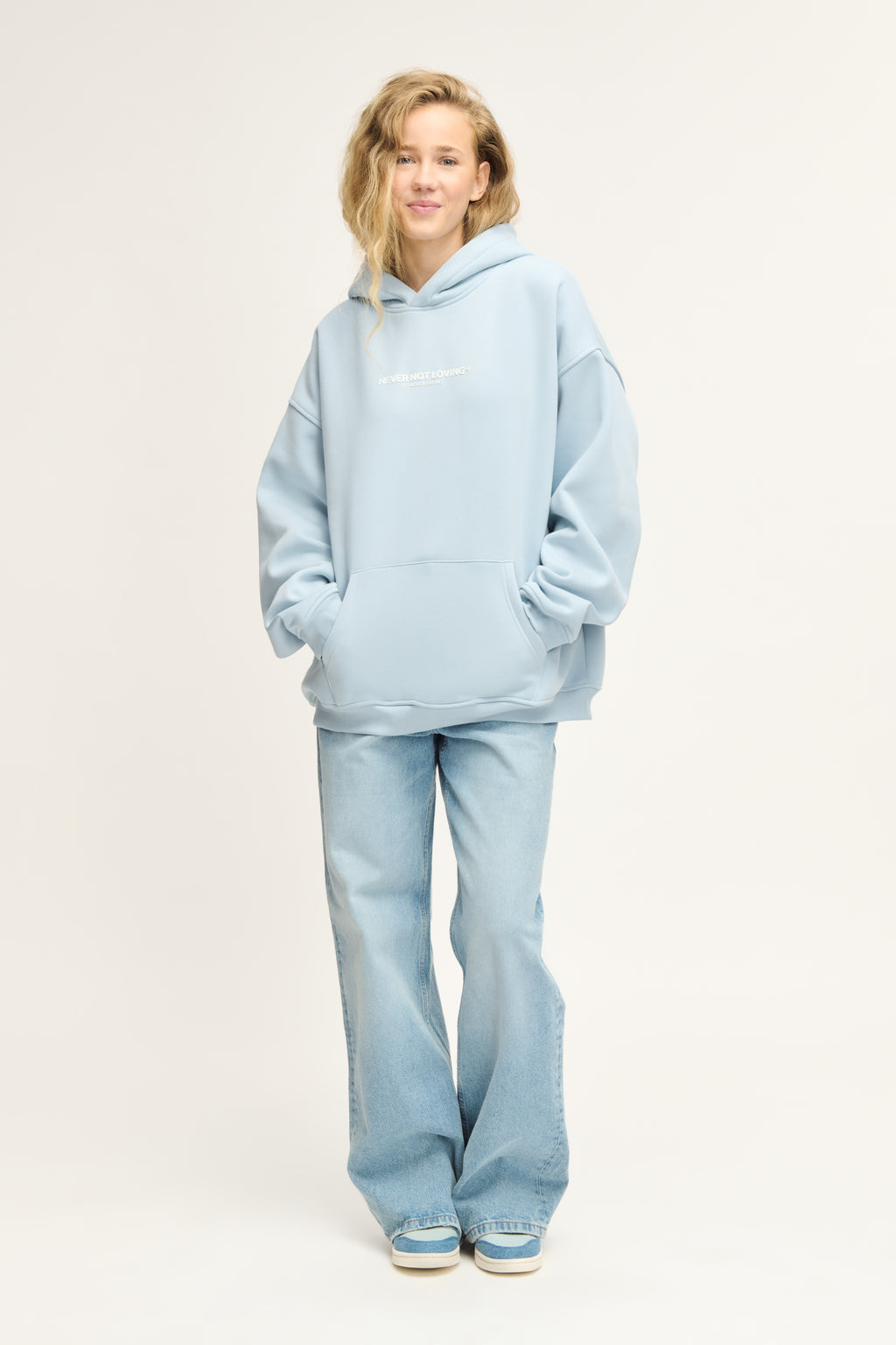 Love Always Hoodie Blue