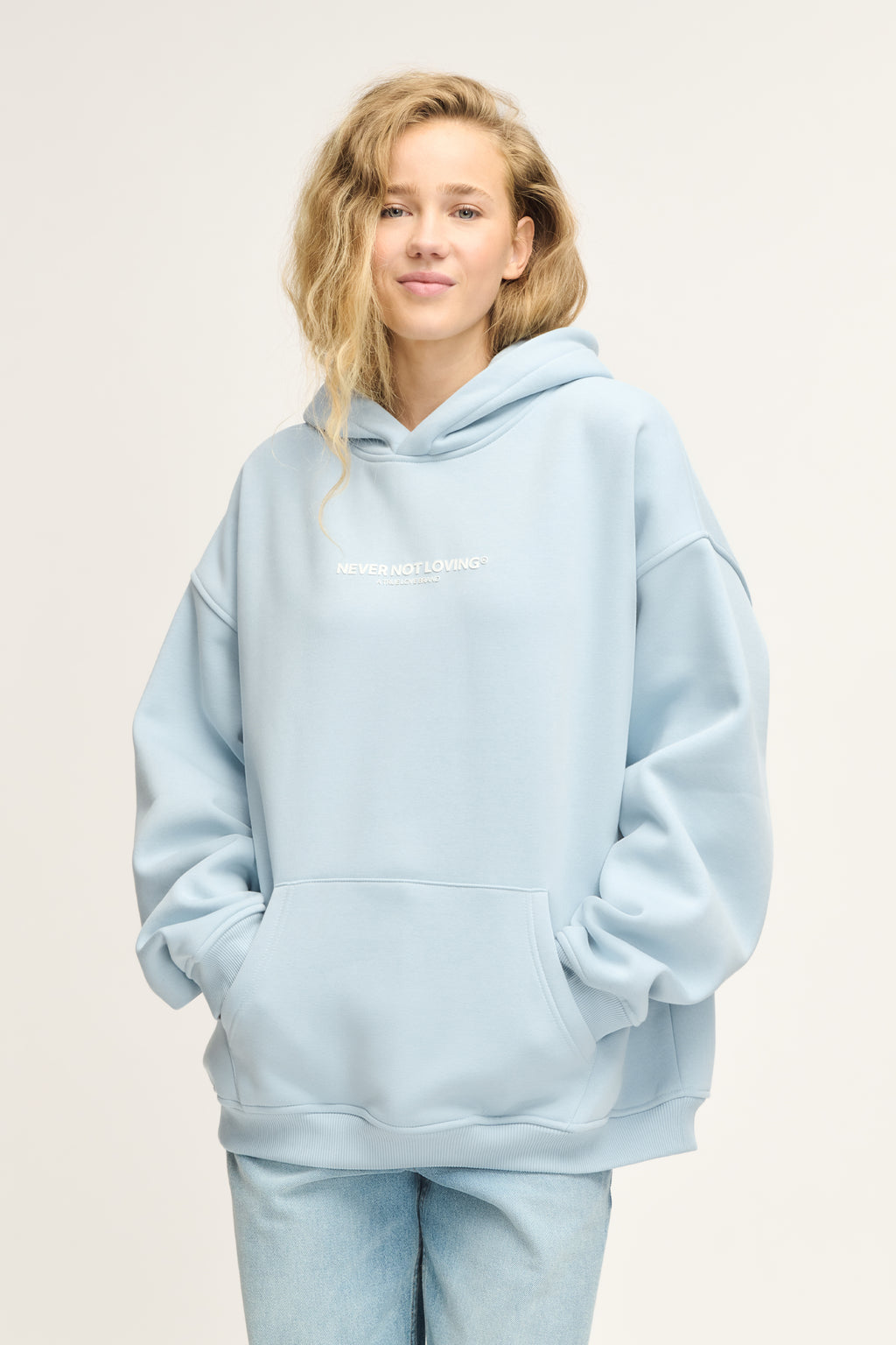 Love Always Hoodie Blue