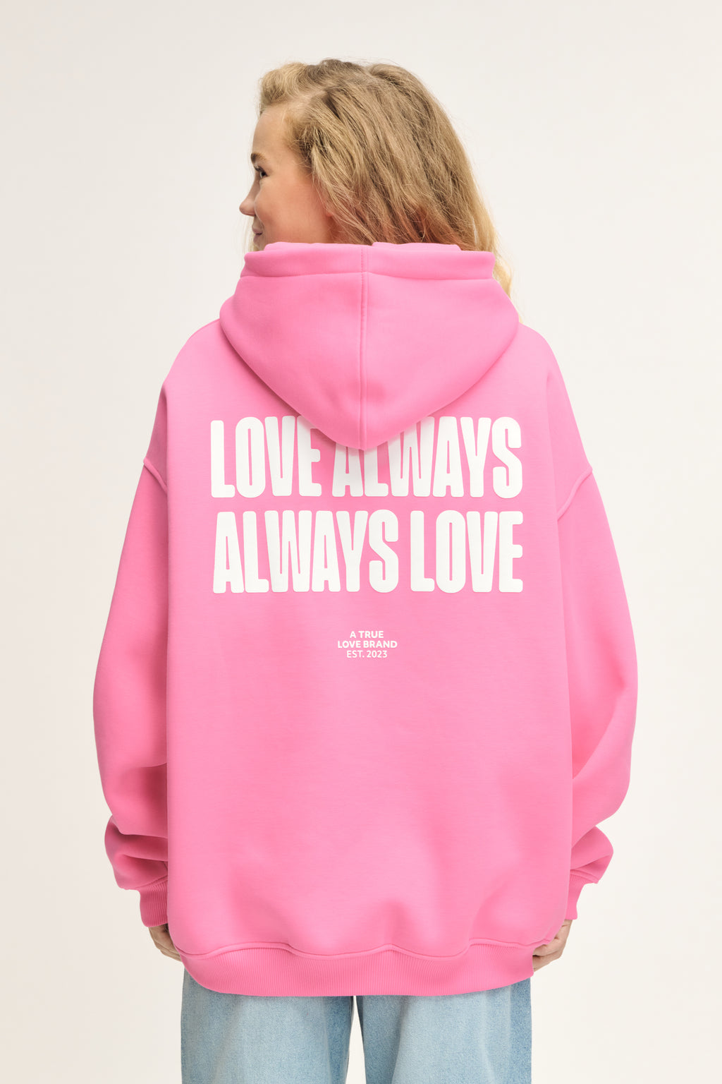 Love Always Hoodie Pink