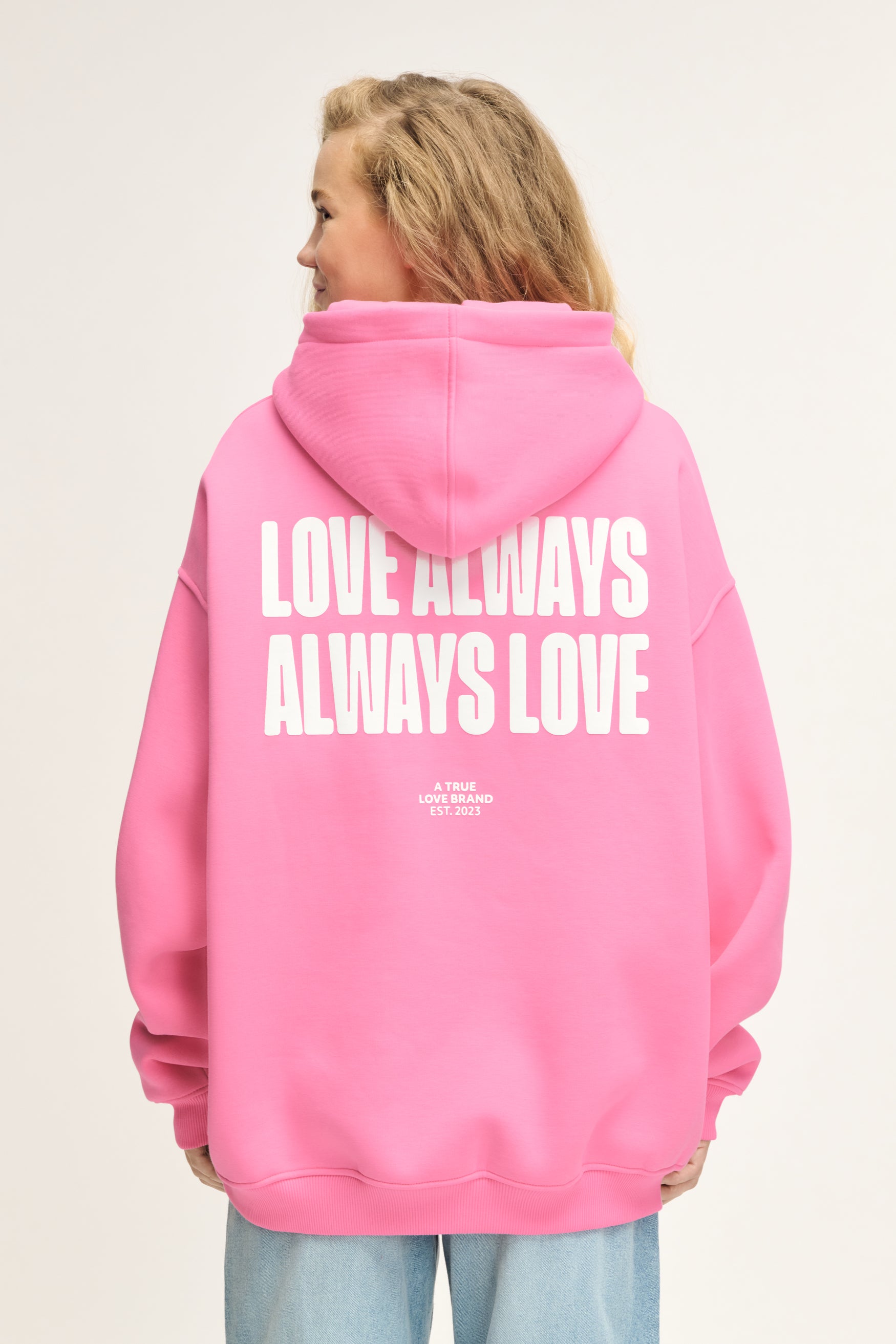 Love Always Hoodie Pink