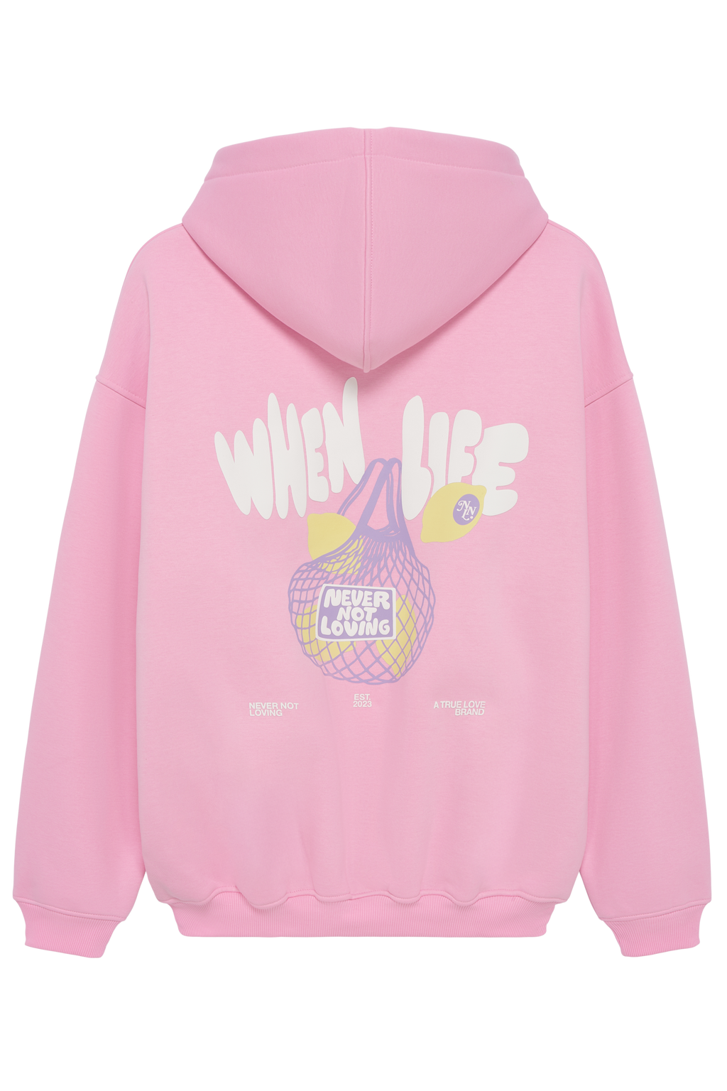 LEMON HOODIE PINK BLOSSOM