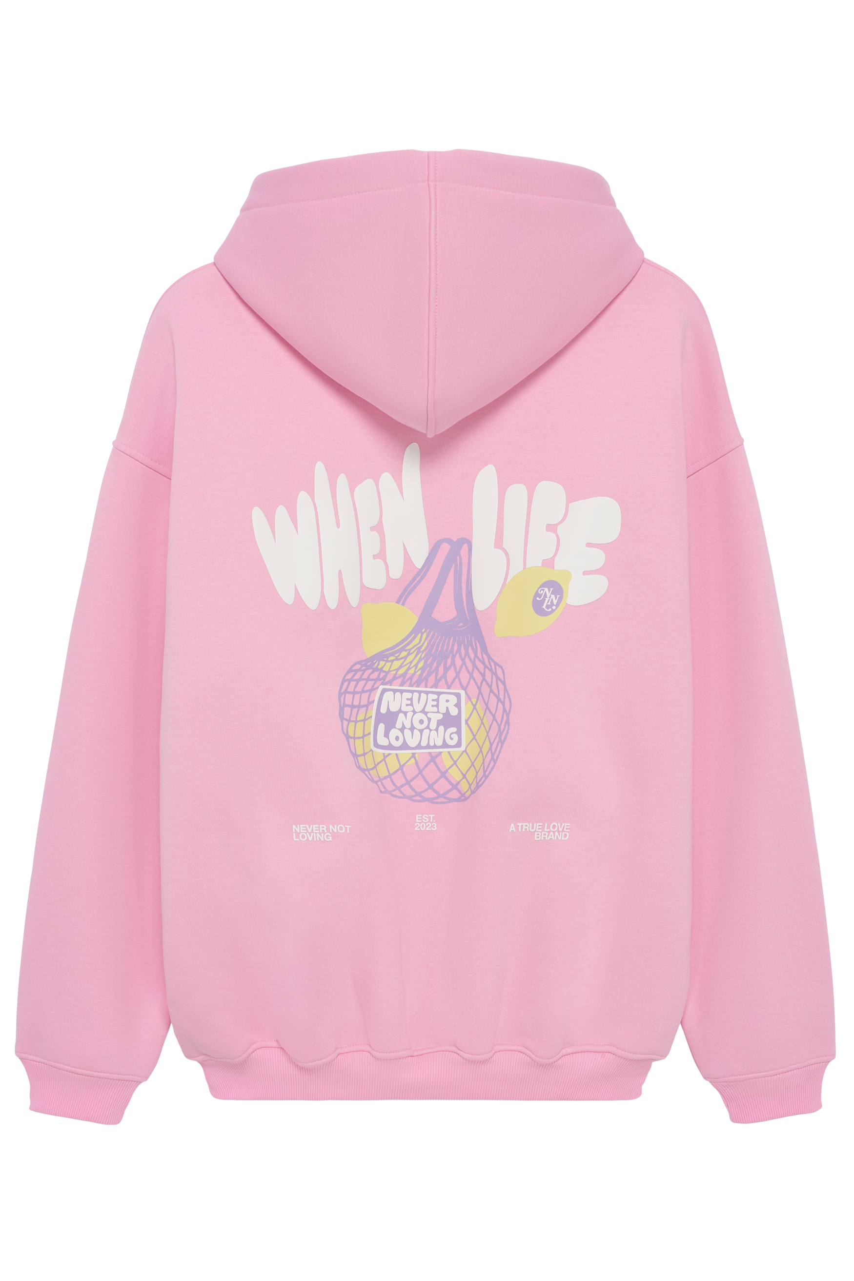 LEMON HOODIE PINK BLOSSOM