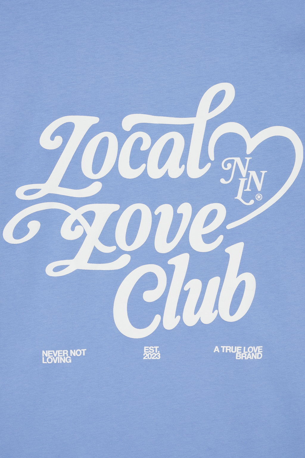 LOCAL LOVE CLUB T-SHIRT RIVER BLUE