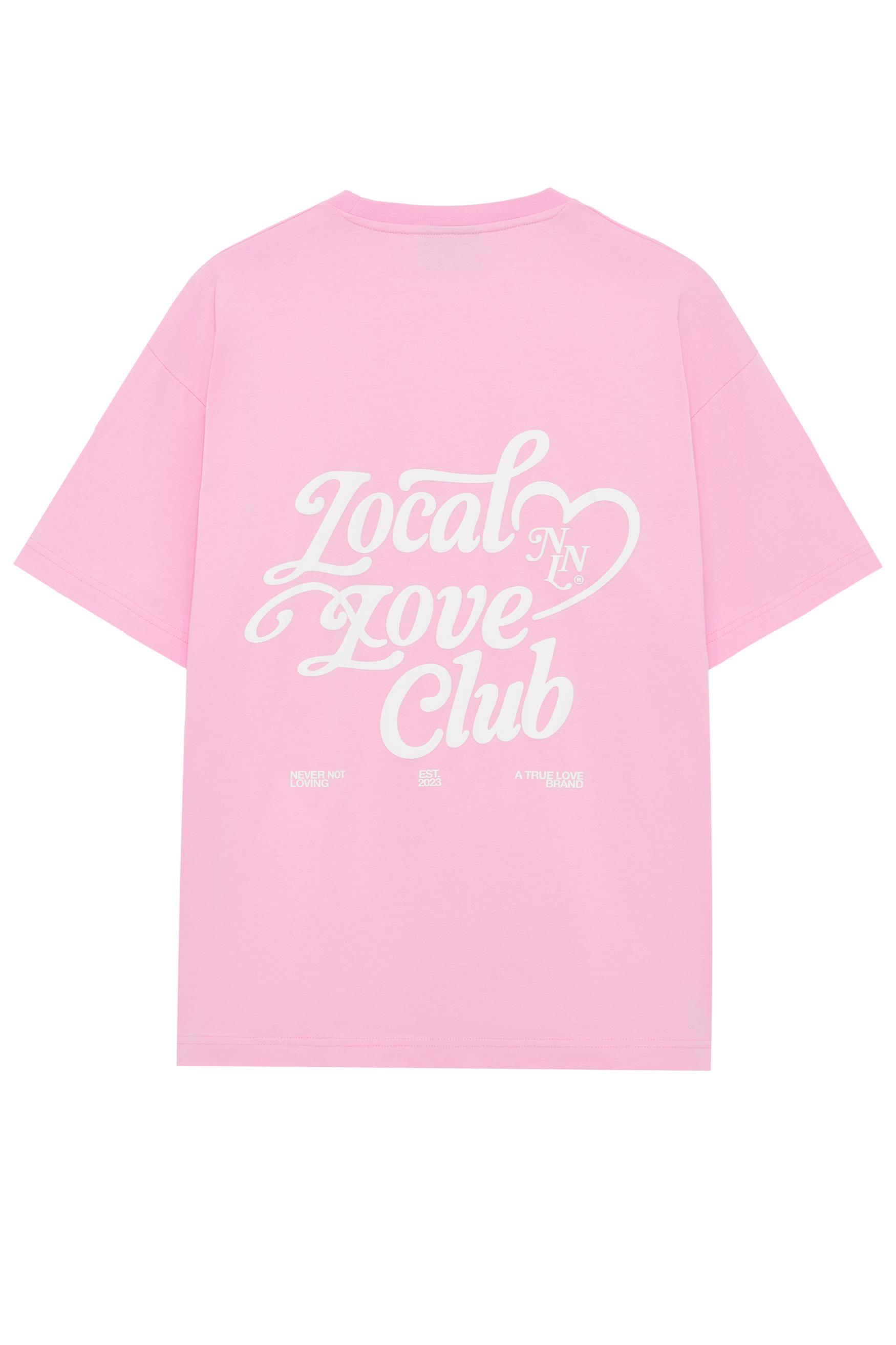 LOCAL LOVE CLUB T-SHIRT PINK BLOSSOM