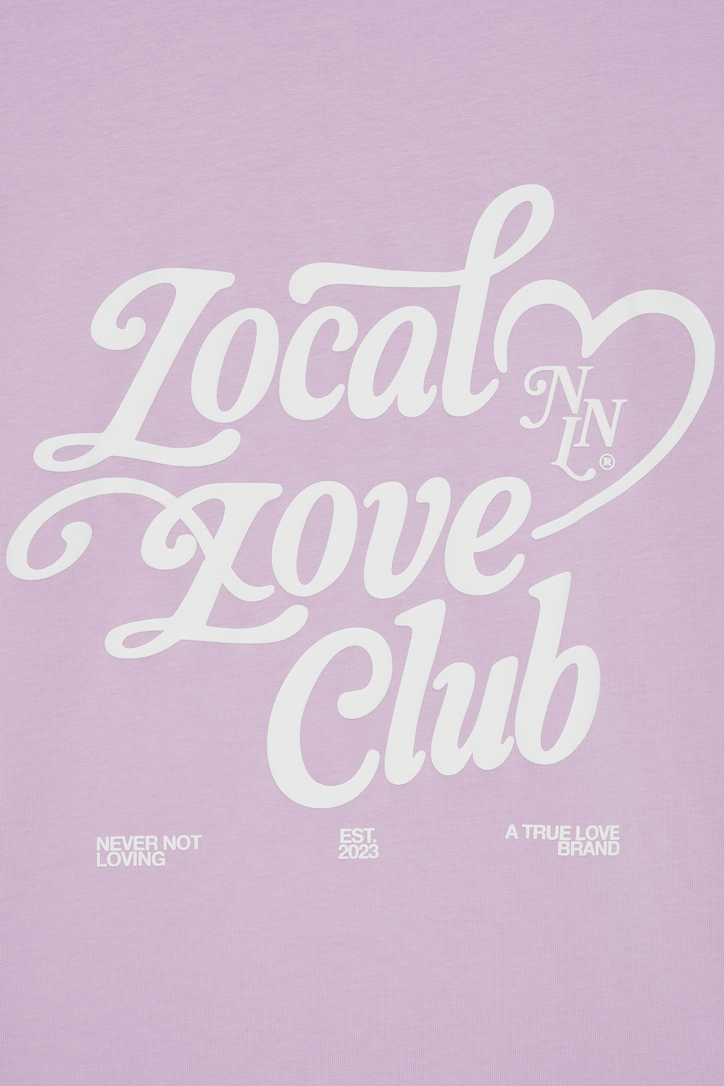 LOCAL LOVE CLUB T-SHIRT GRAPE