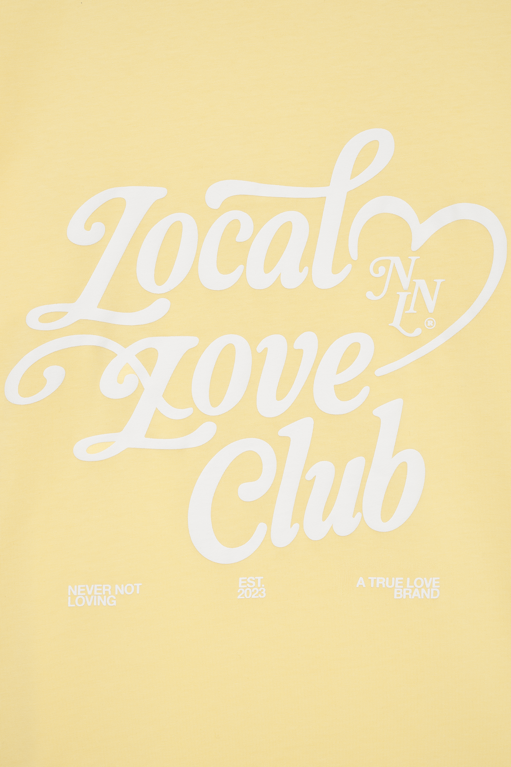 LOCAL LOVE CLUB T-SHIRT BUZZING YELLOW