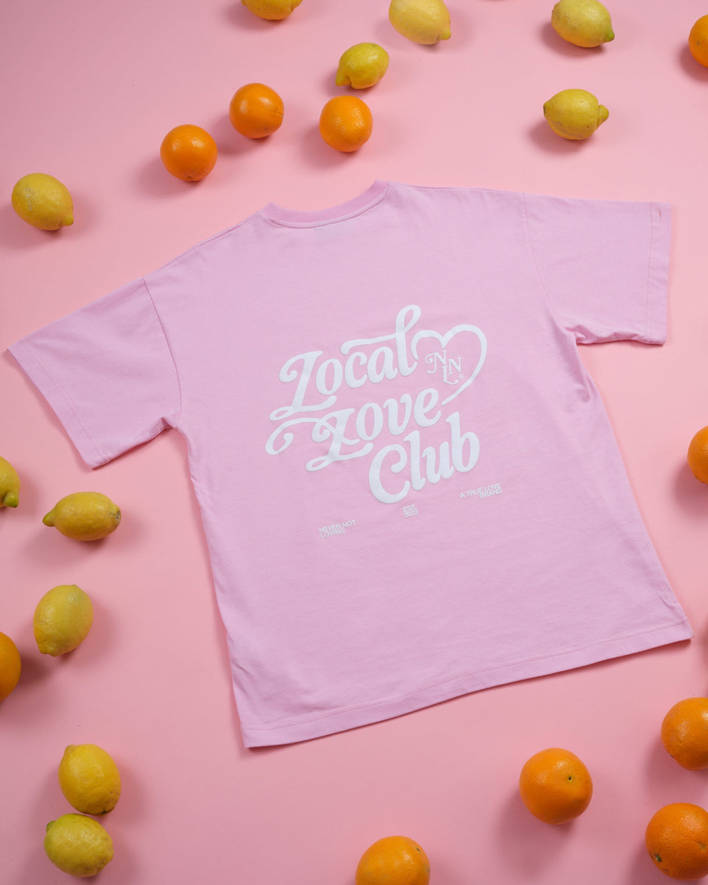 LOCAL LOVE CLUB T-SHIRT PINK BLOSSOM