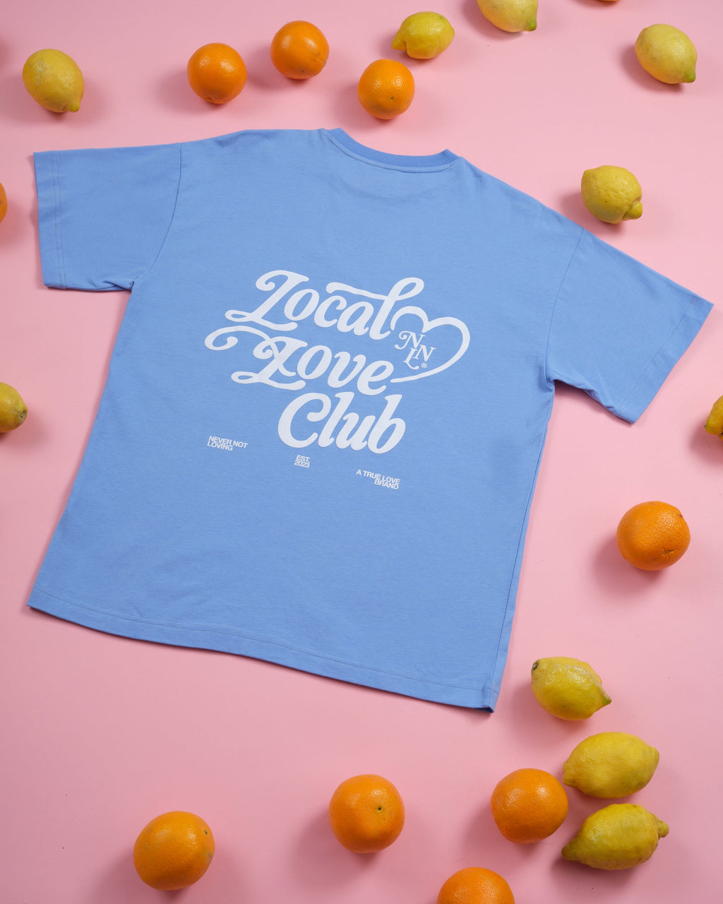 LOCAL LOVE CLUB T-SHIRT RIVER BLUE