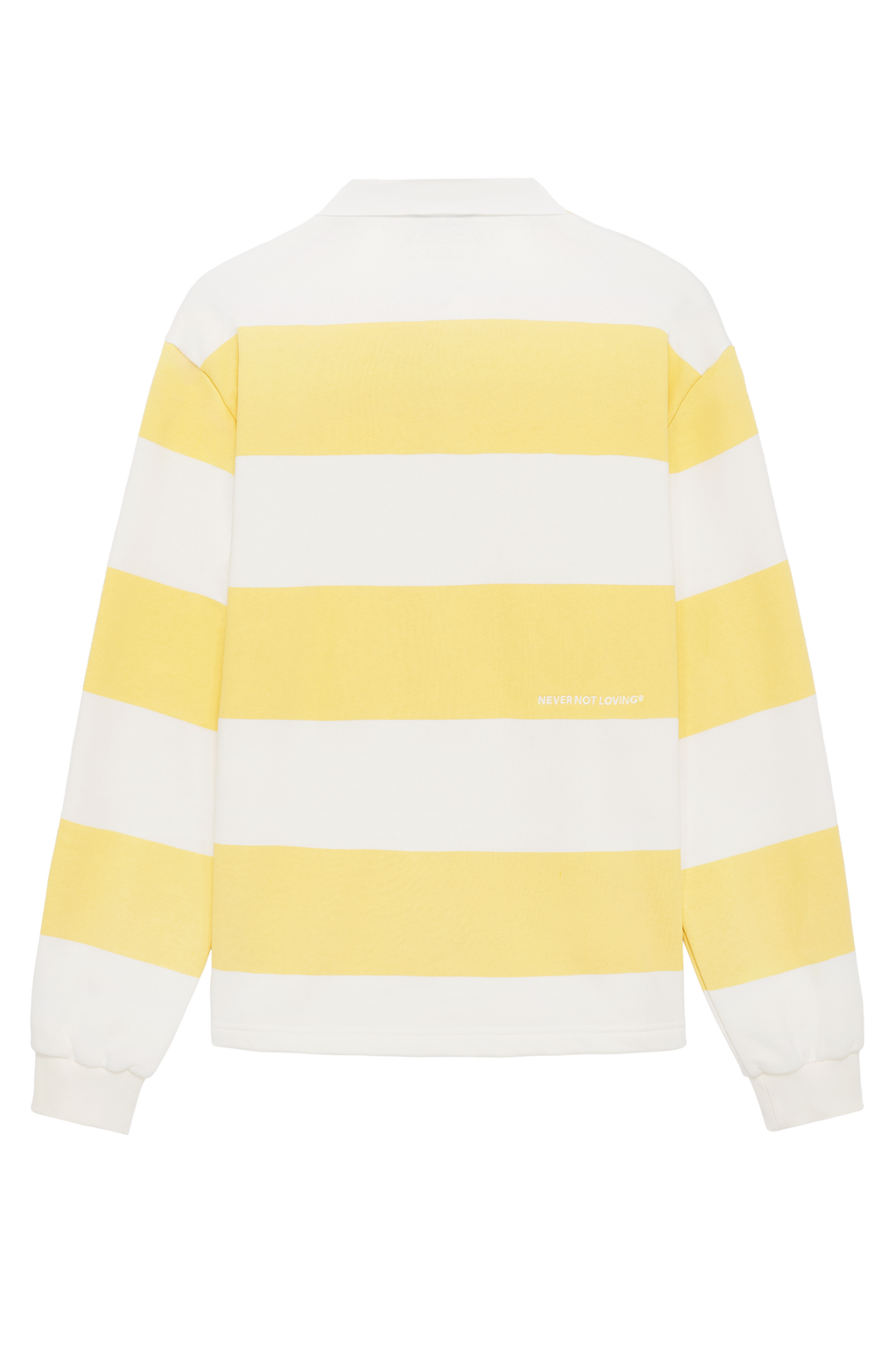 STRIPED LONGSLEEVE BUZZING YELLOW WHITE
