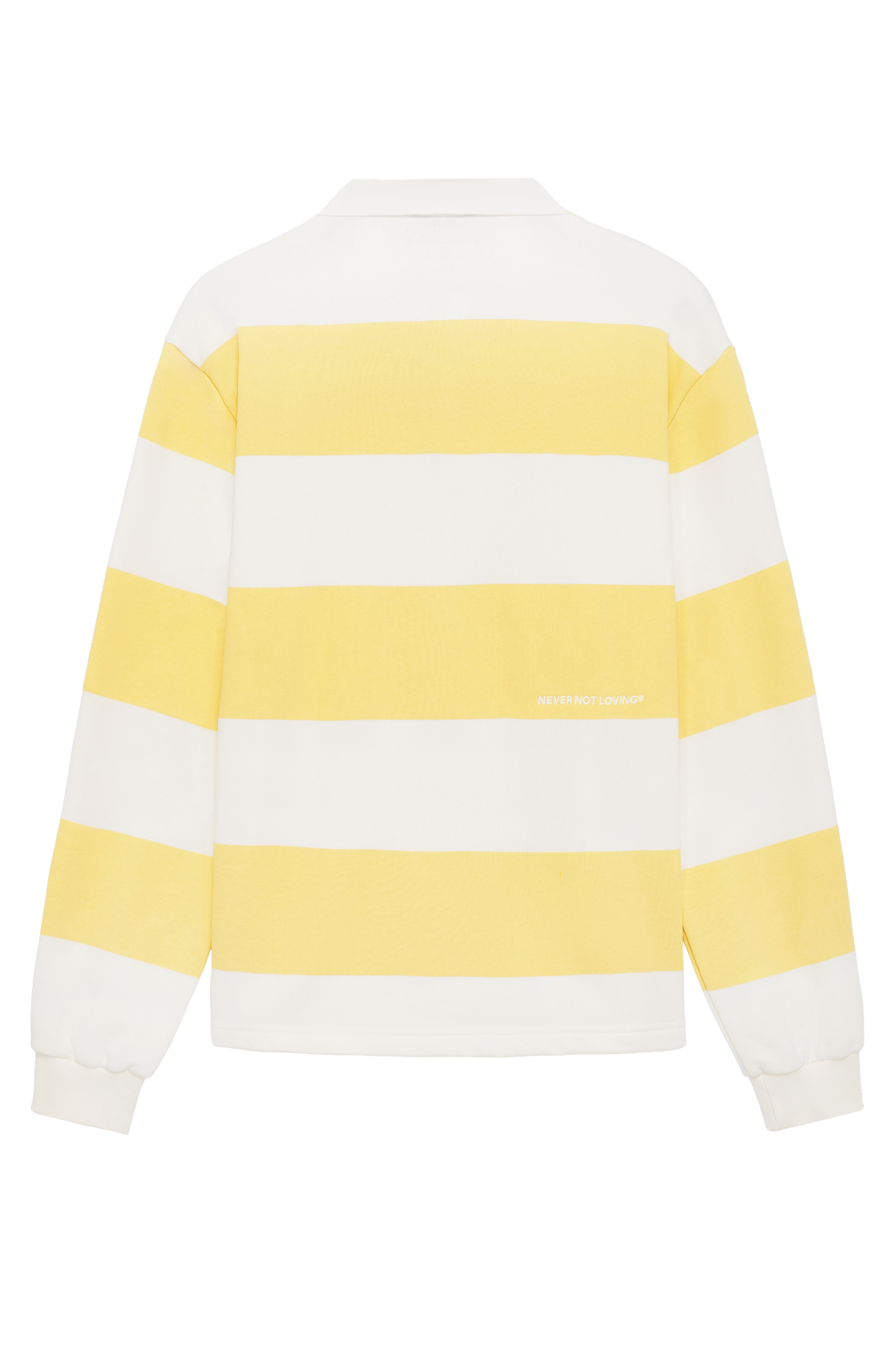 STRIPED LONGSLEEVE BUZZING YELLOW WHITE