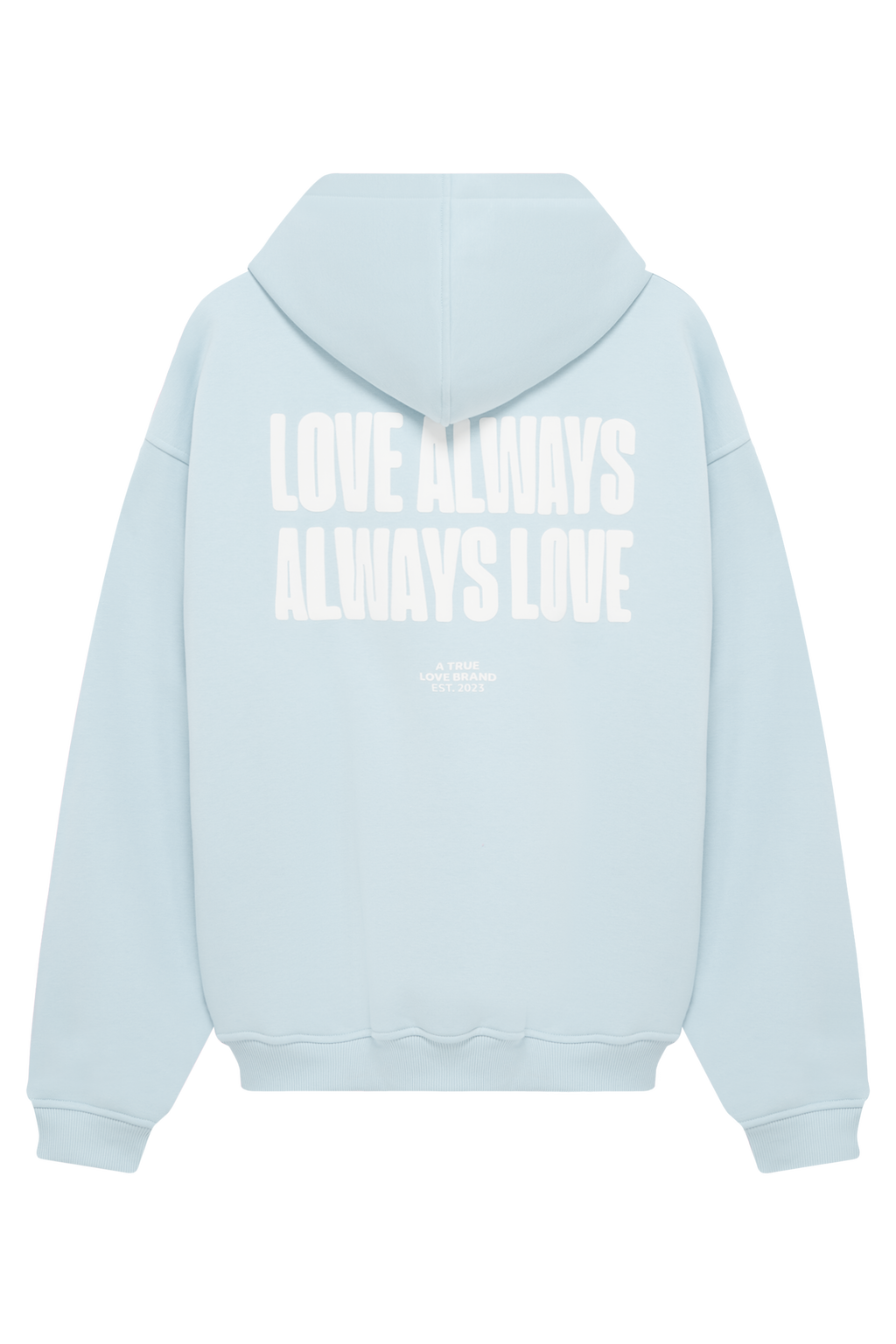 Love Always Hoodie Blue