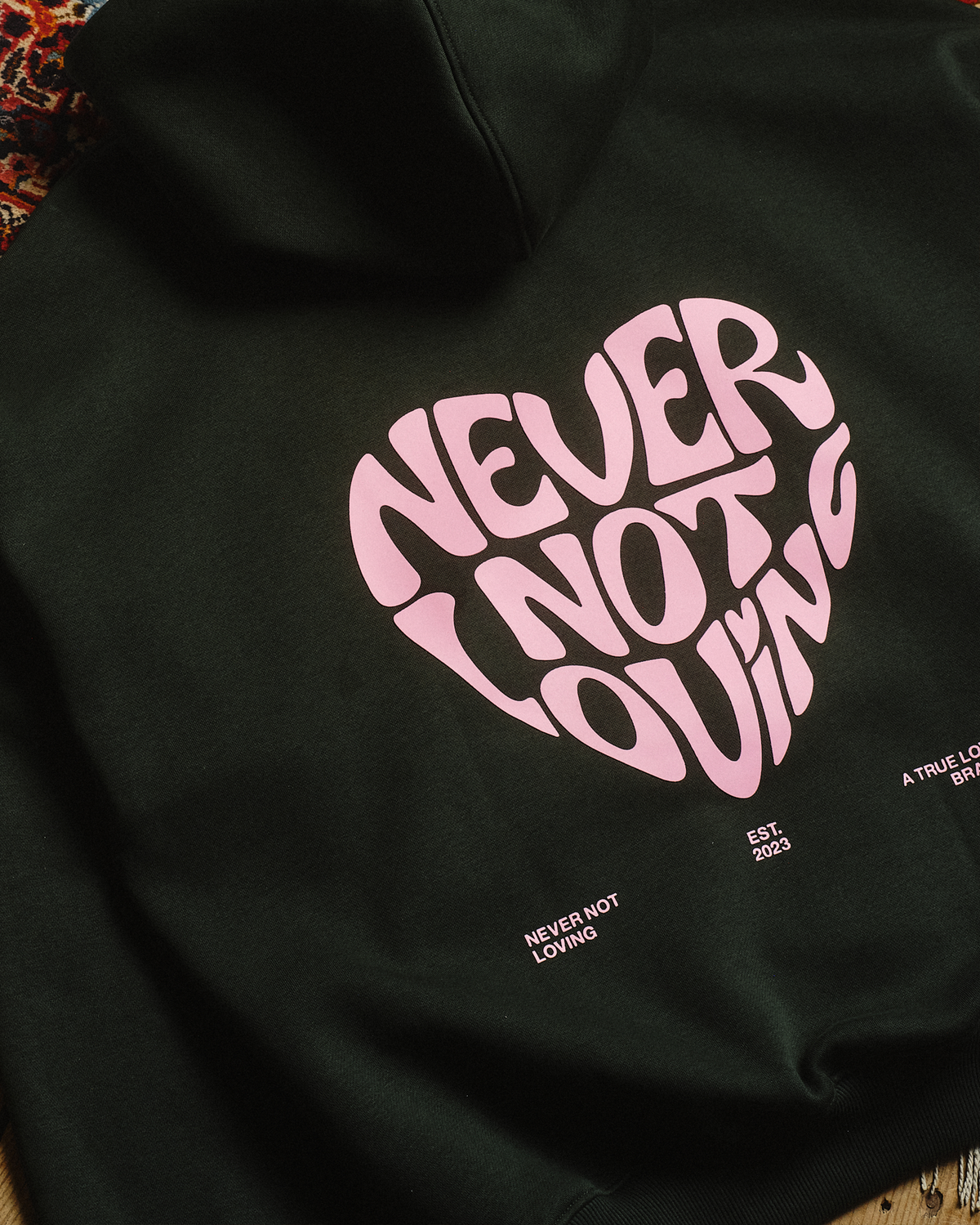 NNL HEART HOODIE GREEN