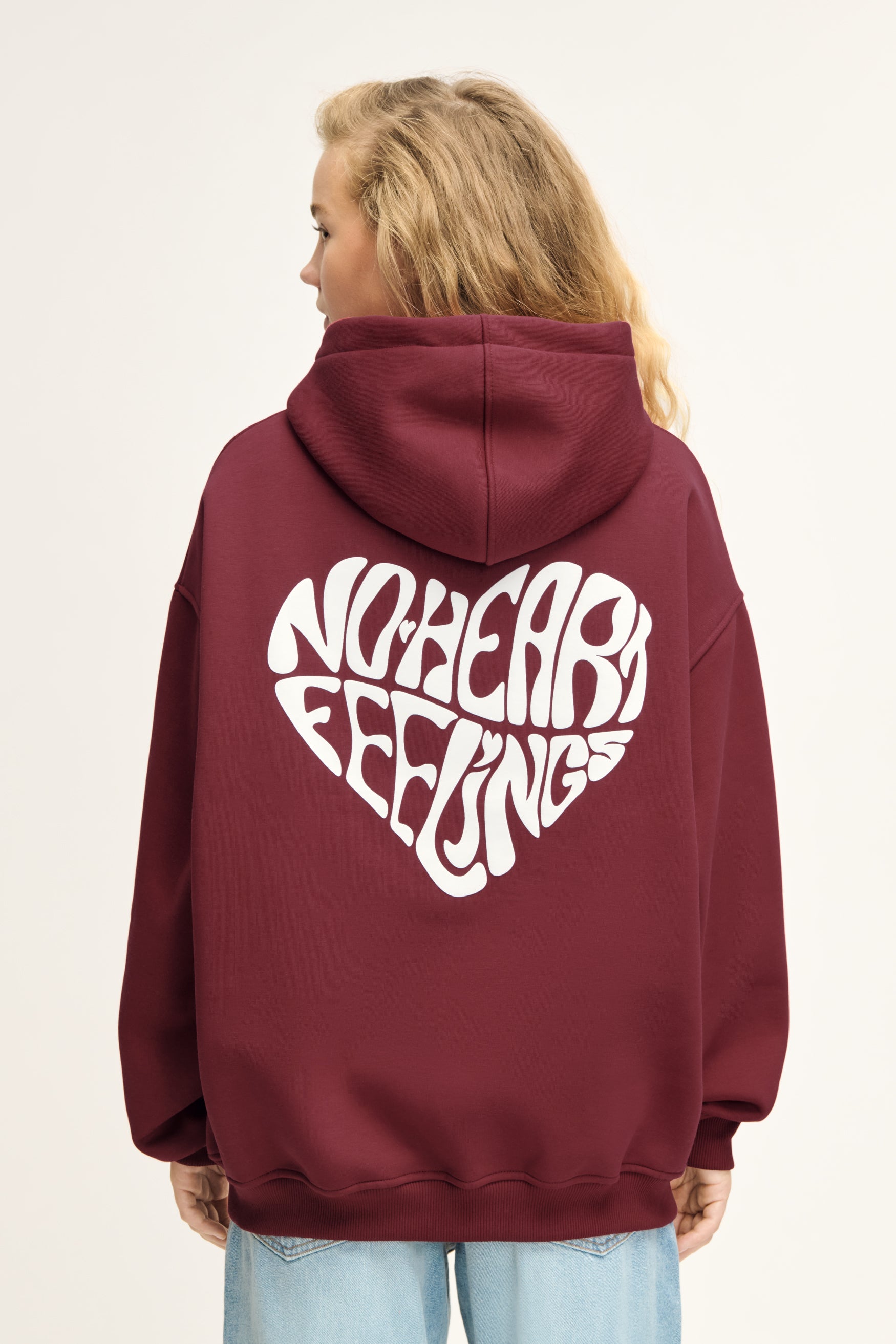 Merle Hoodie Deep Red Unisex