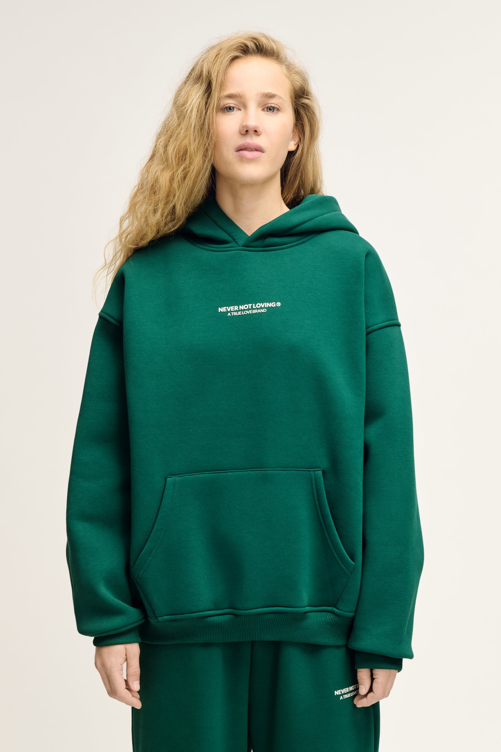Merle Hoodie Moss Green Unisex