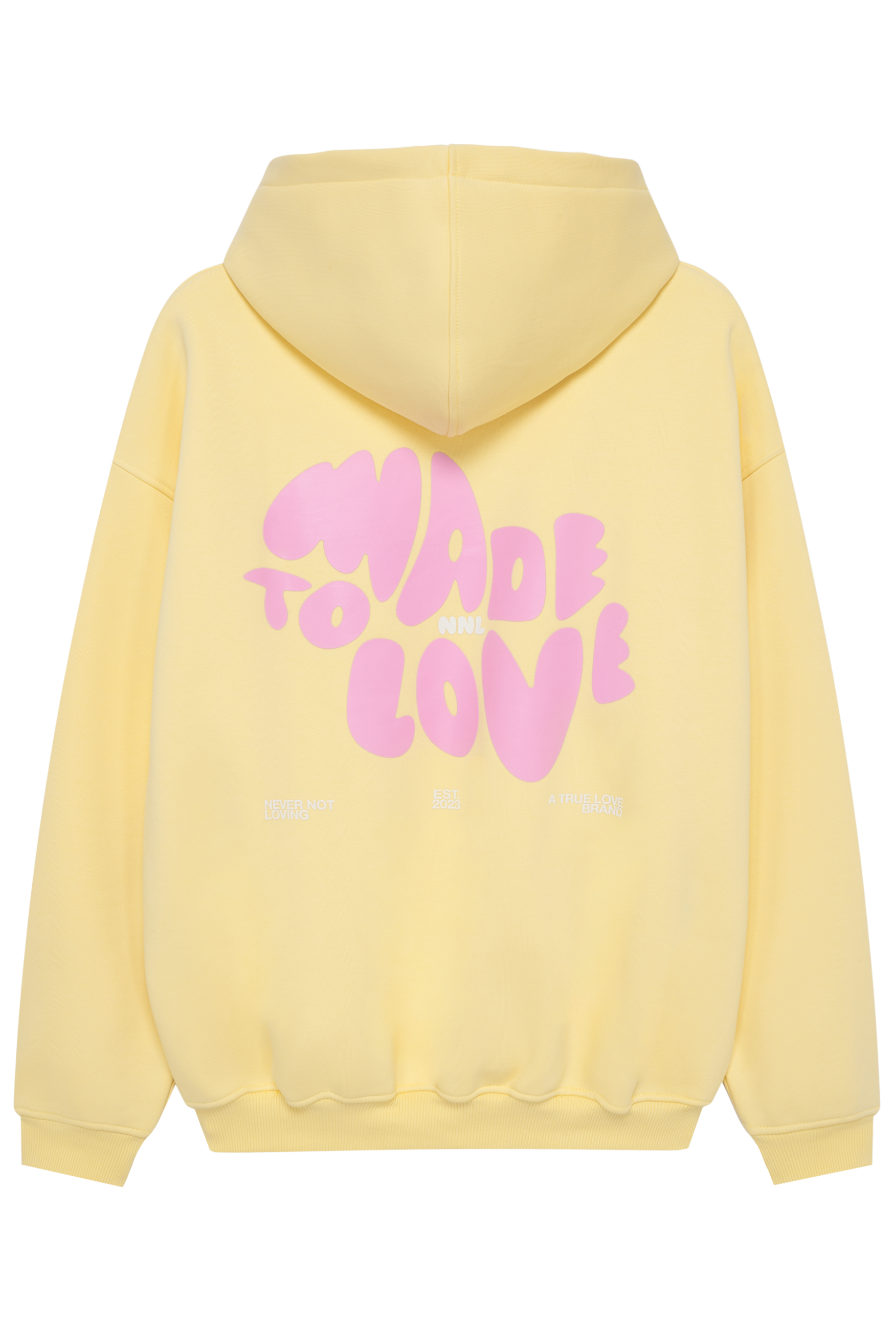 MADE TO LOVE HOODIE BUZZING YELLOW