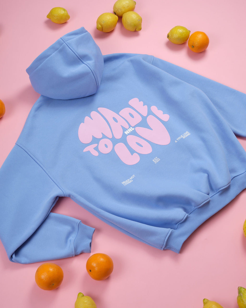 MADE TO LOVE HOODIE RIVER BLUE