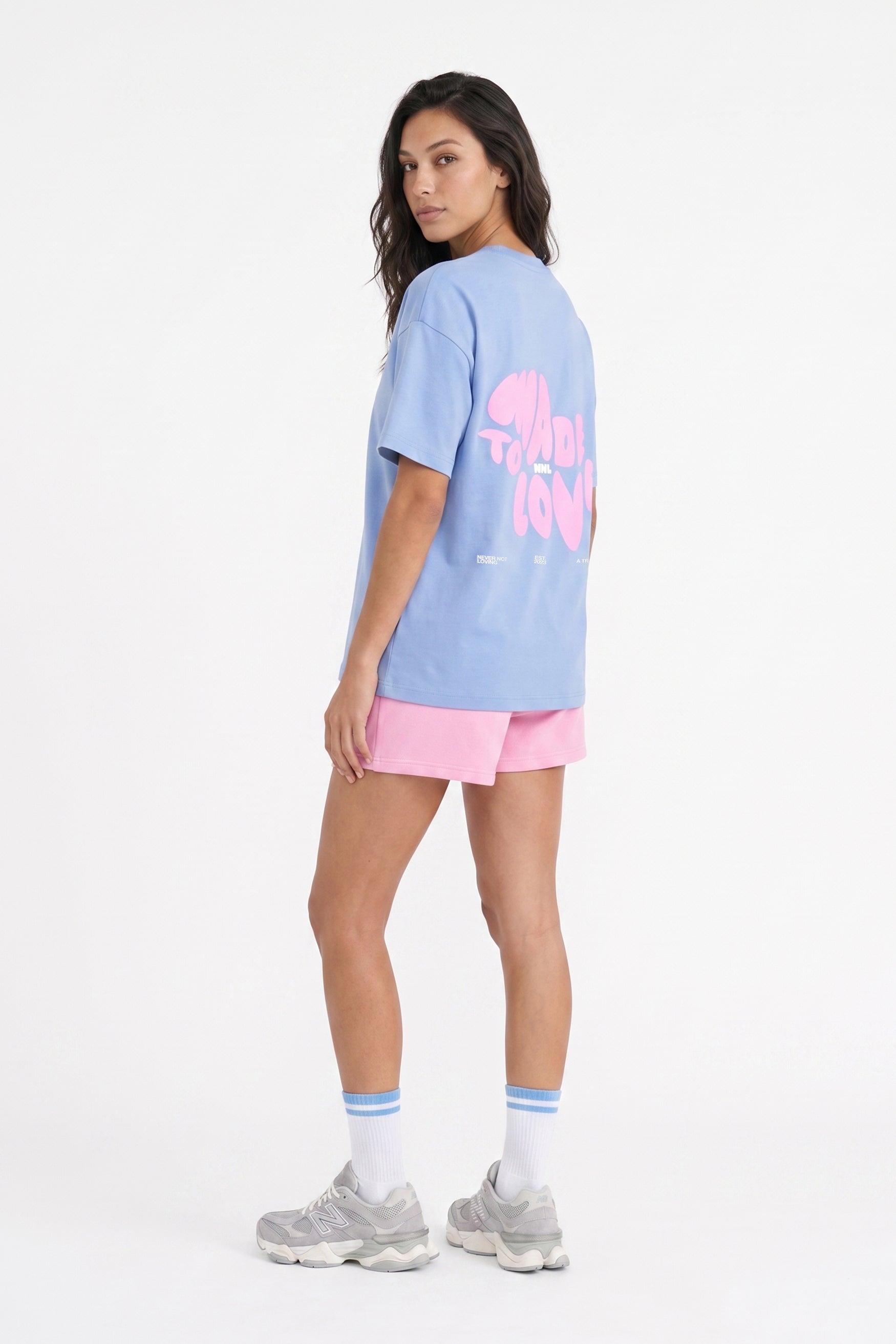 MADE TO LOVE T-SHIRT RIVER BLUE