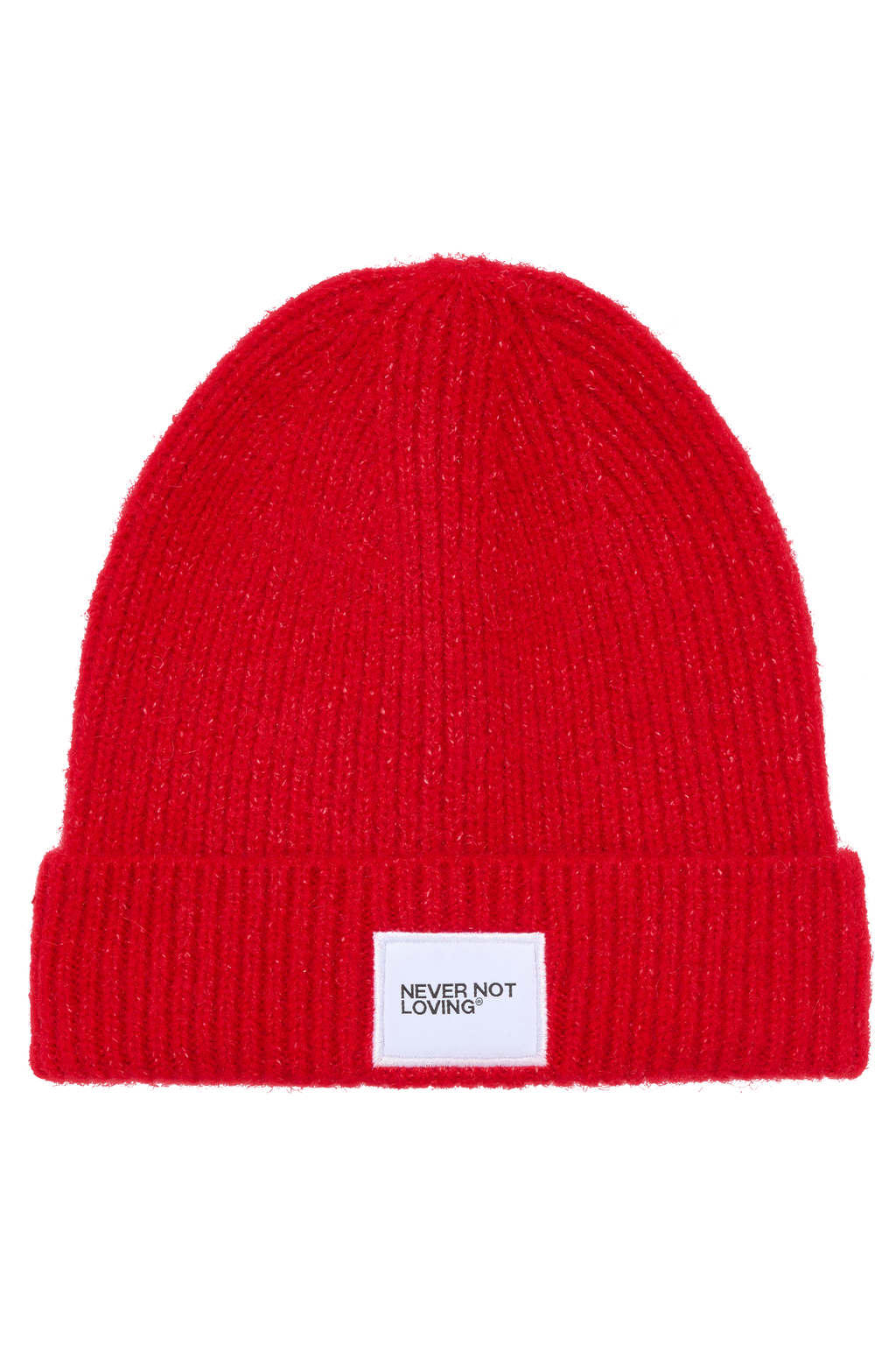 Knit Beanie Logo Red