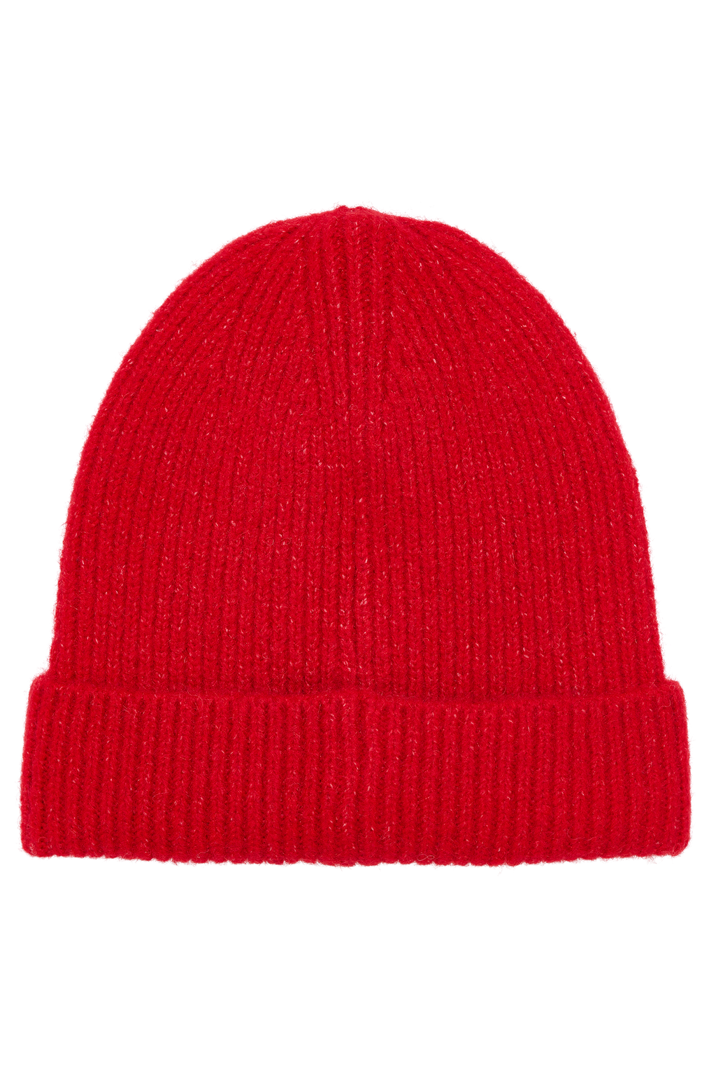 Knit Beanie Logo Red