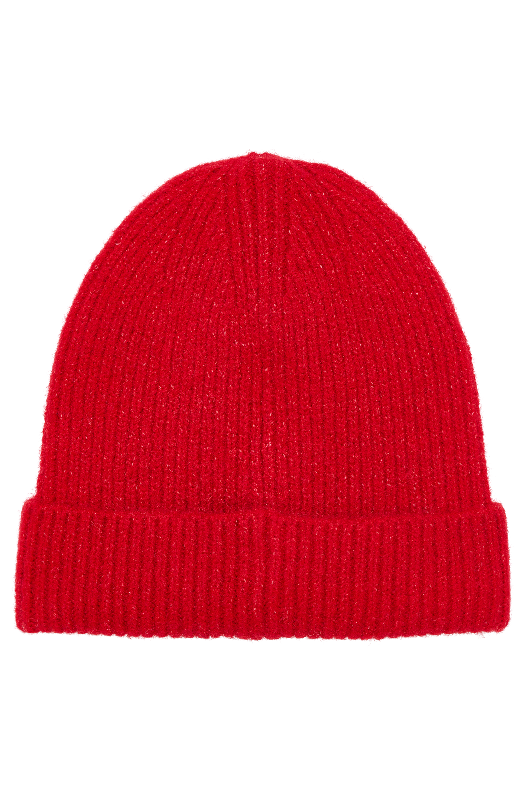 Knit Beanie Logo Red