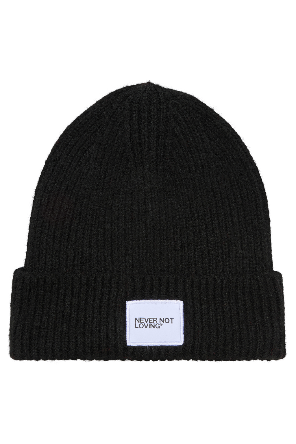 Knit Beanie Logo Black