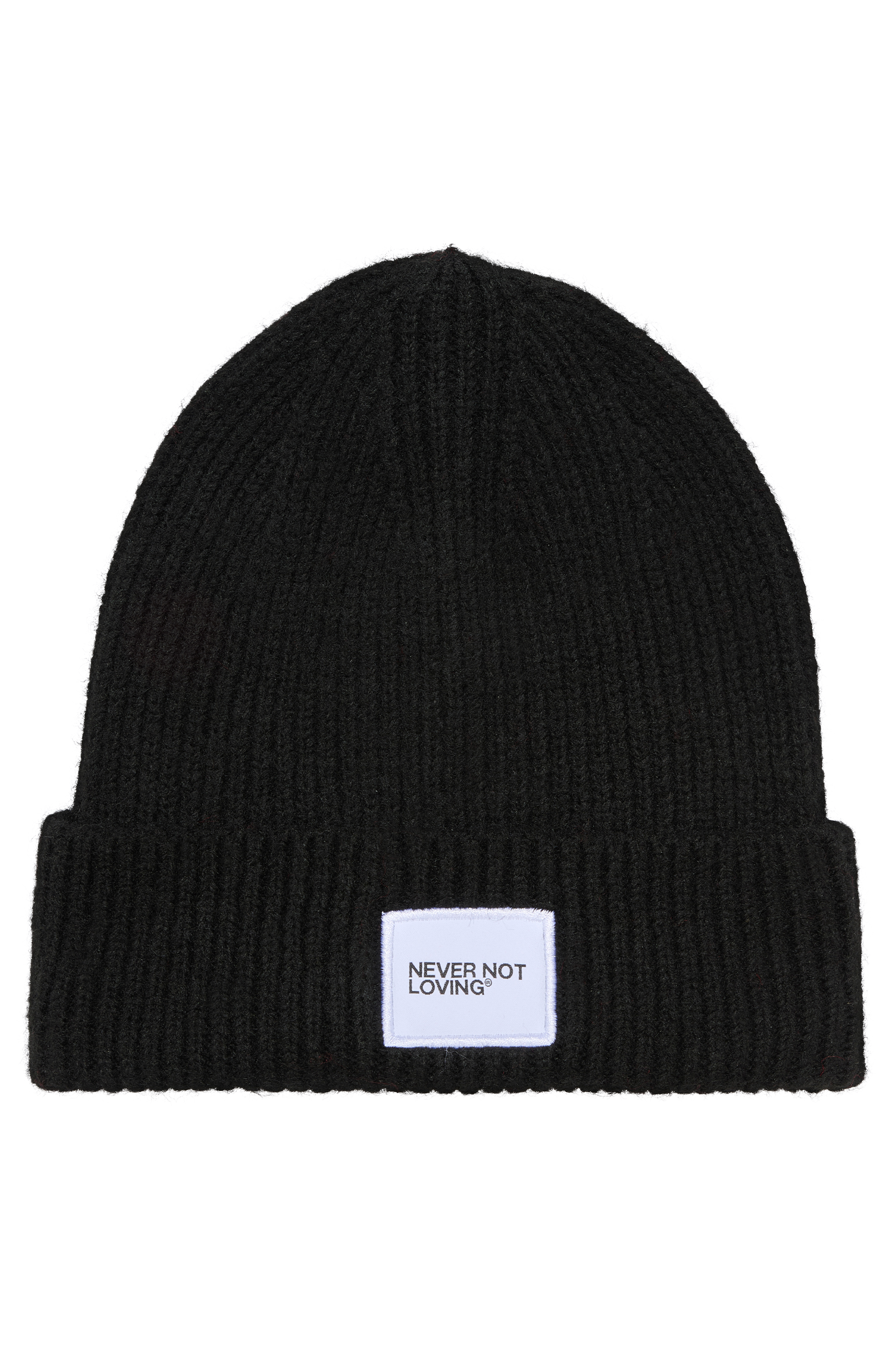 Knit Beanie Logo Black