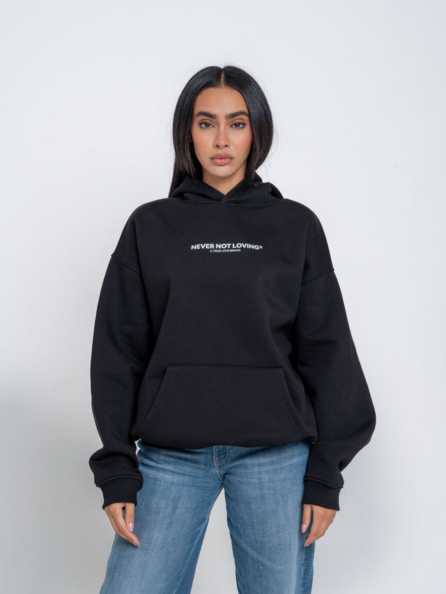 Hoodie NNL Letter Black