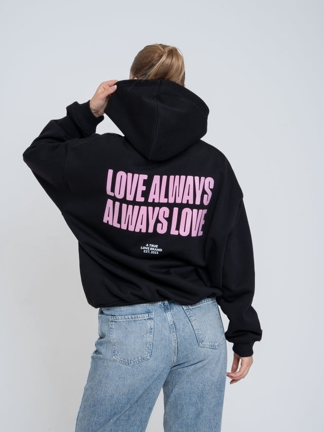 Love Always Hoodie Black