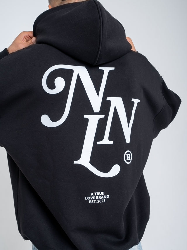 Hoodie NNL Letter Black