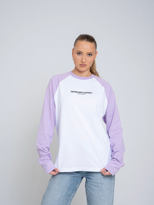 Baseball Longsleeve Purple