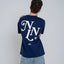 T-Shirt NNL Letter Blue