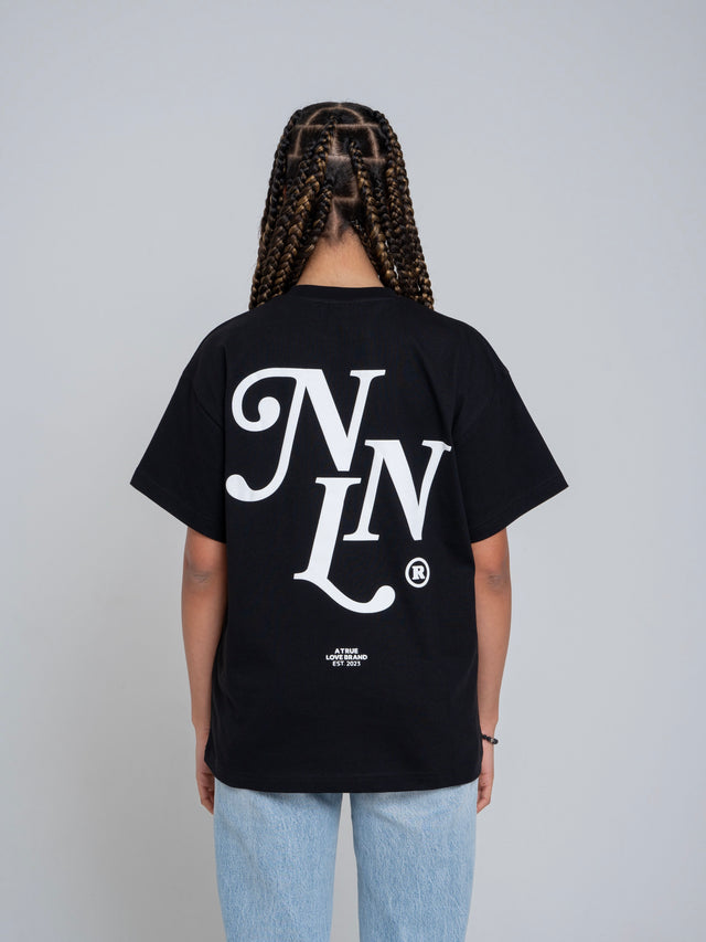 T-Shirt NNL Letter Black