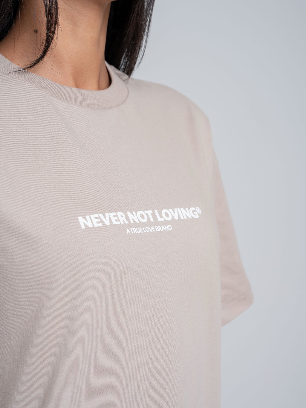 T-Shirt NNL Letter Cobblestone