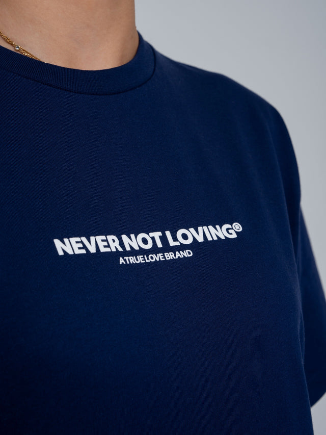 T-Shirt NNL Letter Blue