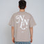 T-Shirt NNL Letter Cobblestone