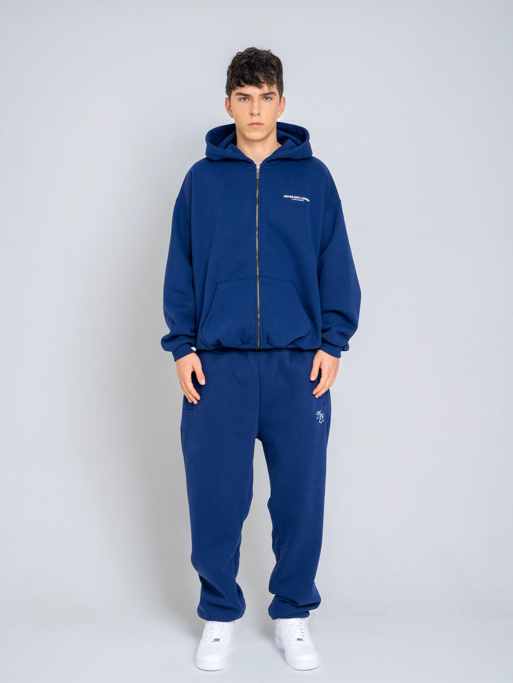 Tracksuit Zip Sweater Deepblue