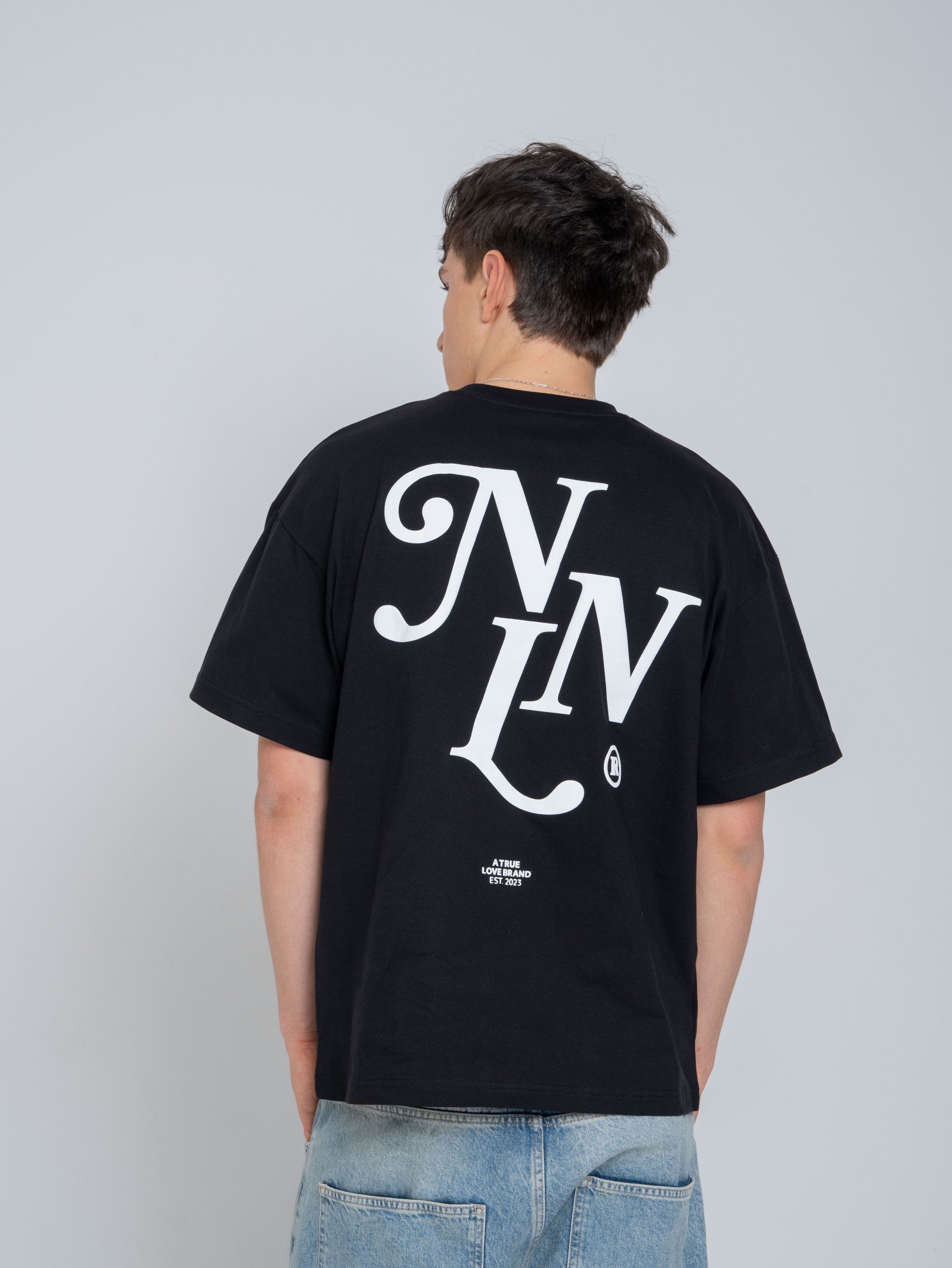 T-Shirt NNL Letter Black