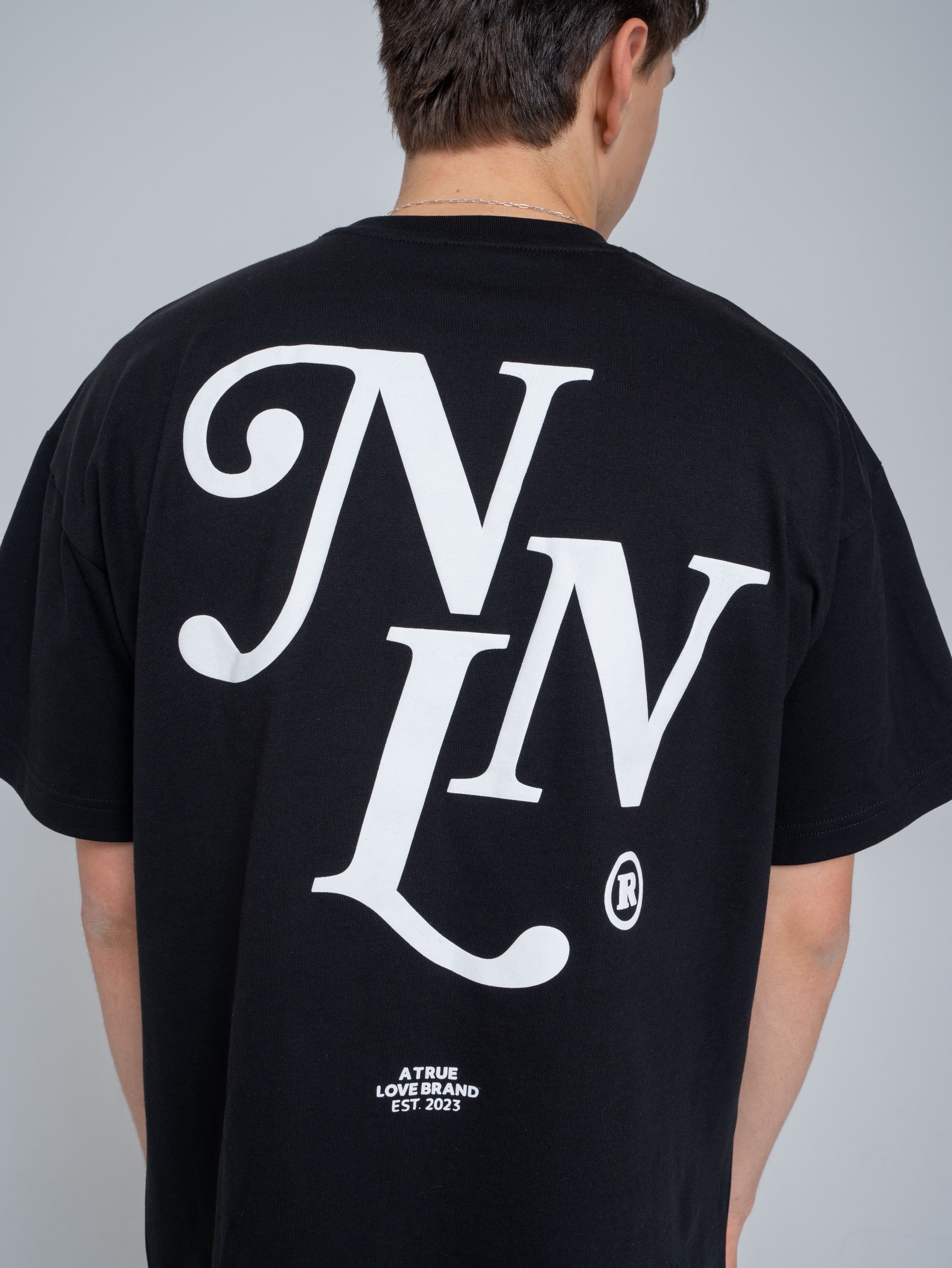 T-Shirt NNL Letter Black