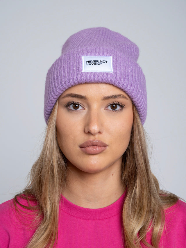 Beanie Logo Box Purple