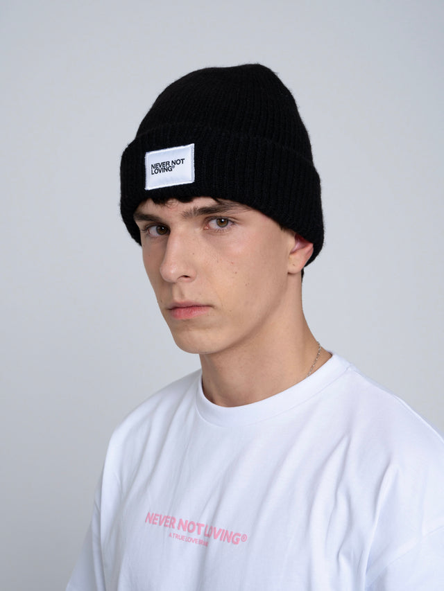 Beanie Logo Box Black