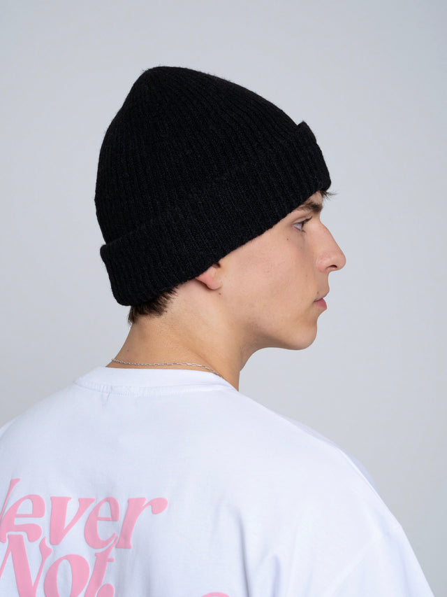 Beanie Logo Box Black