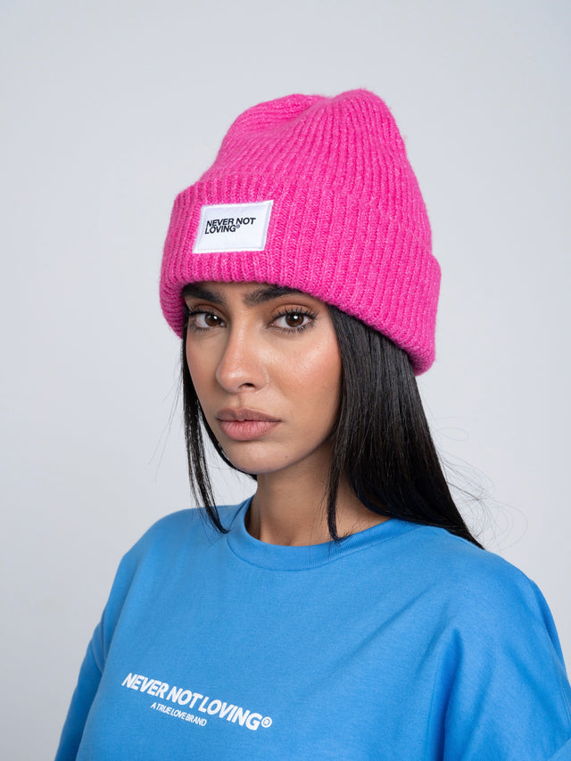 Beanie Logo Box Fuchsia