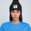 Ribbed Beanie NNL Letter Black