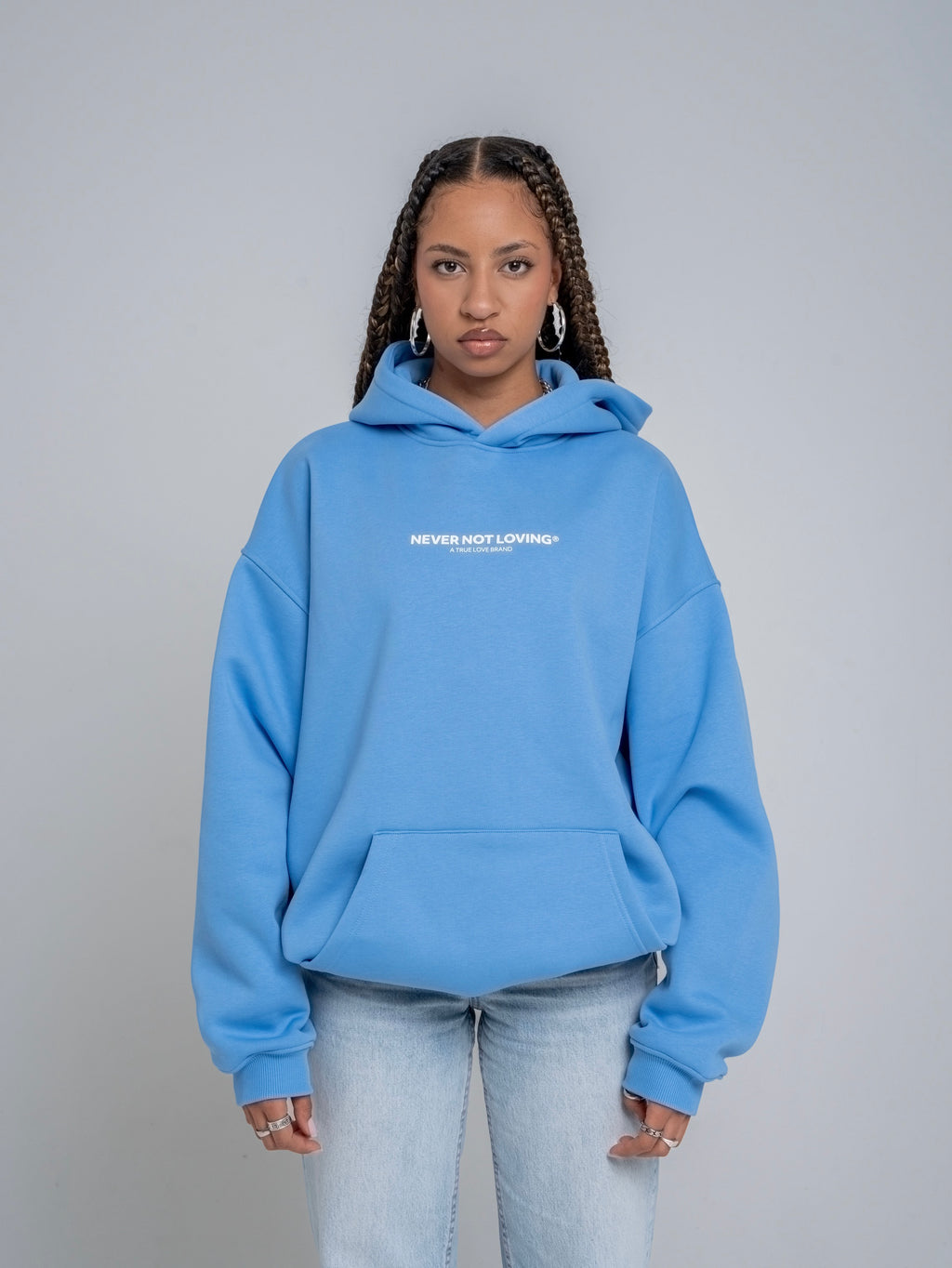 A true Hoodie Lightblue