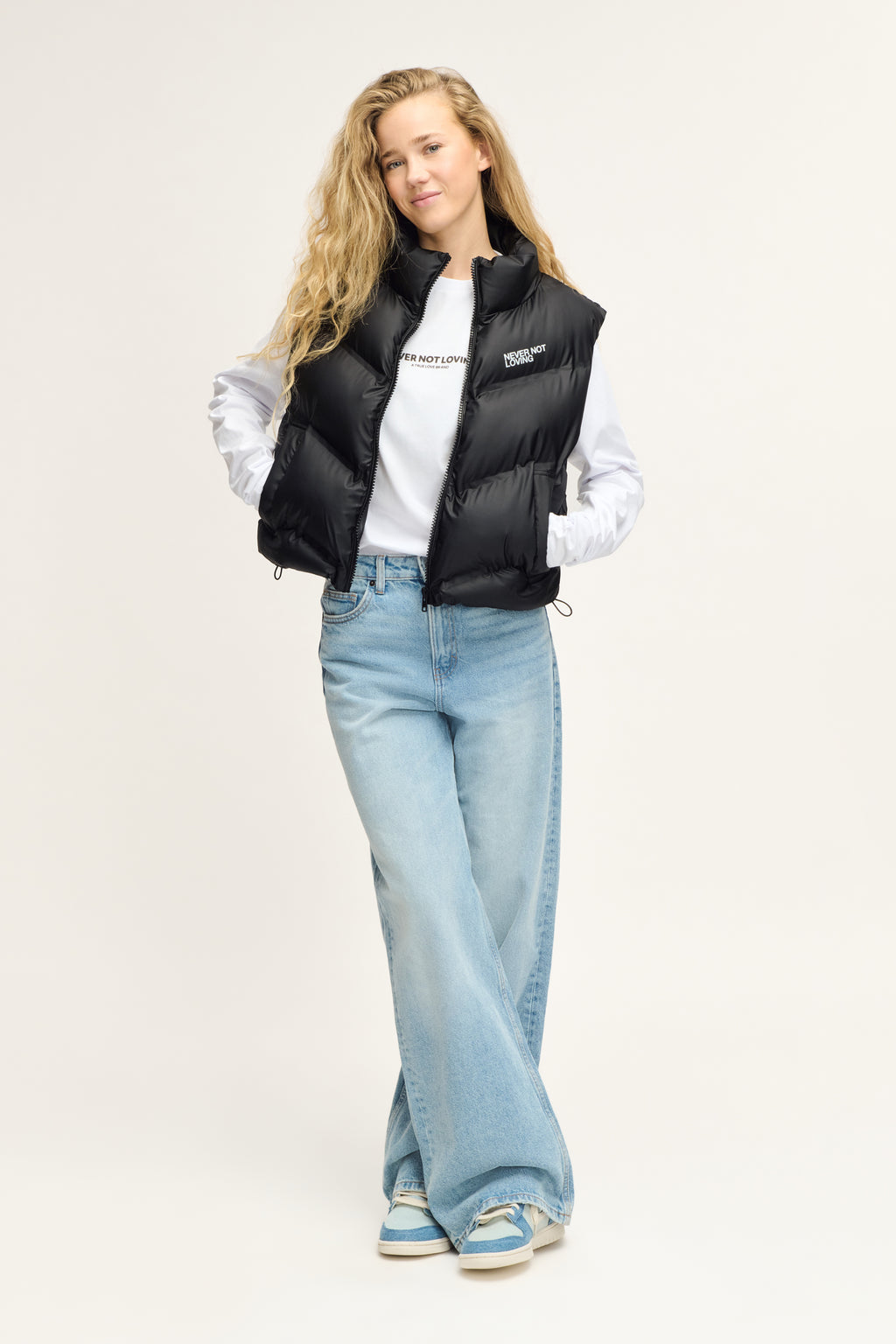 NNL Cropped Puffer Vest [Girls Version]