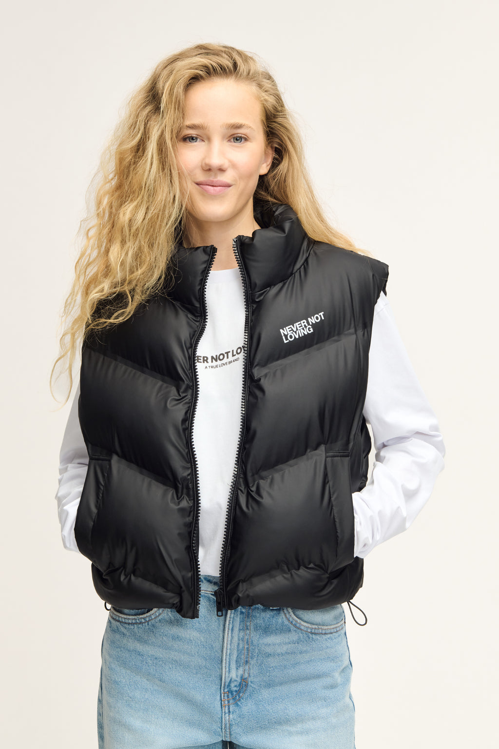 NNL Cropped Puffer Vest [Girls Version]