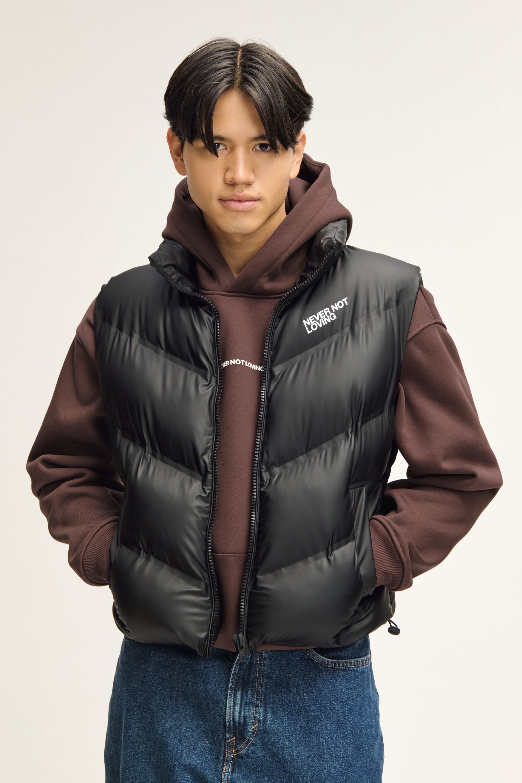 NNL Cropped Puffer Vest [Boys Version]