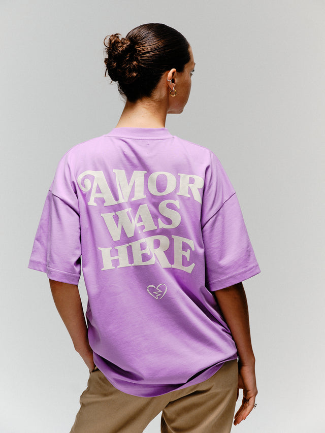 AMOR T-Shirt Purple