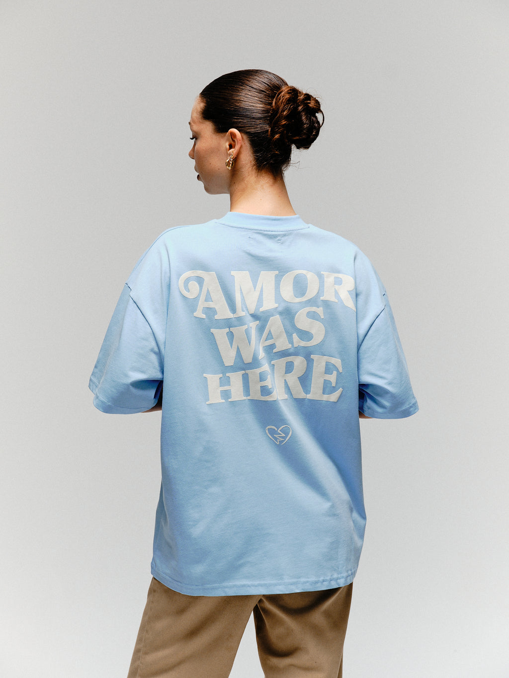 AMOR T-Shirt Blue