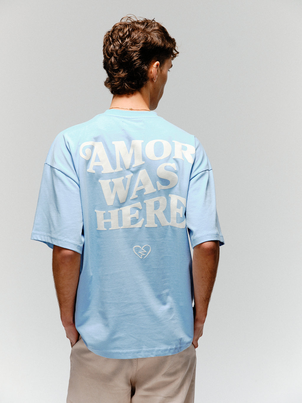 AMOR T-Shirt Blue